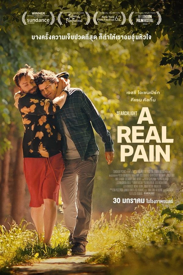 โปสเตอร์หนัง A Real Pain (2024) ปี 2024