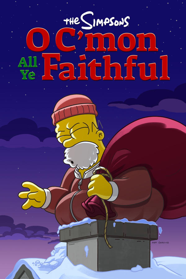 โปสเตอร์หนัง The Simpsons: O C’mon All Ye Faithful (2024) ปี 2024