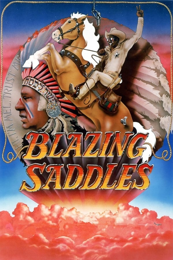 โปสเตอร์หนัง Blazing Saddles (1974) นายอำเภอดำ ปี 1974