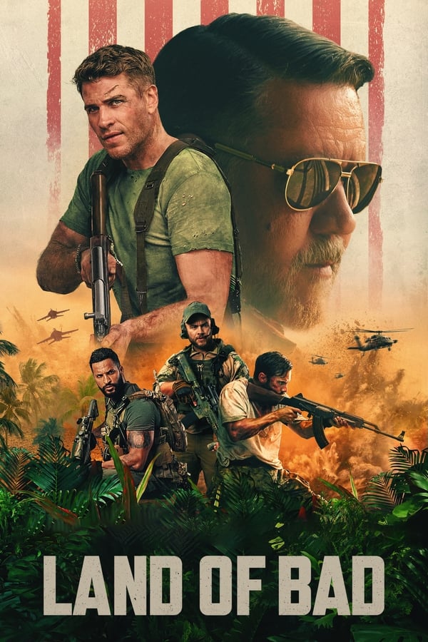 โปสเตอร์หนัง Land of Bad (2024) ภารกิจฝ่าแดนดิบ ปี 2024